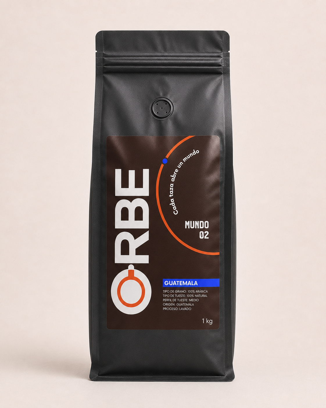 Mundo 02 Guatemala de ORBE, bolsa de café de 1 kg